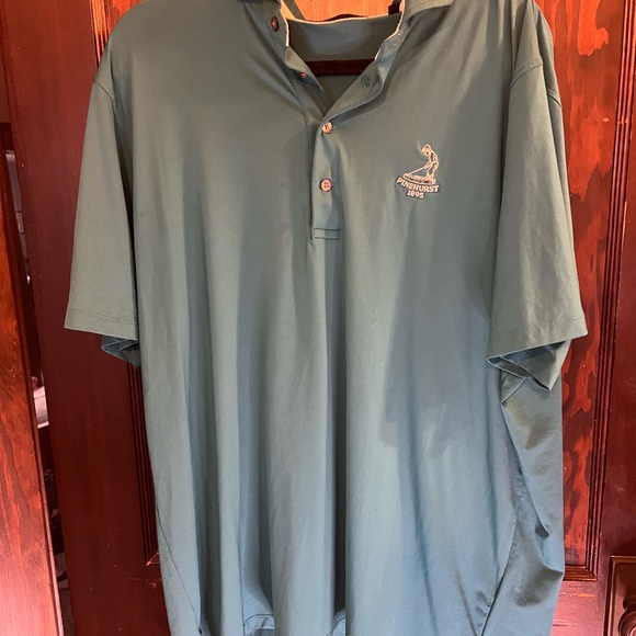Greyson Pinehurst Logo Golf Shirt. XL. Green/Gray - Picture 1 of 7